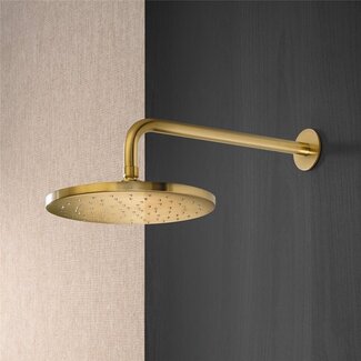 Gaboli Fratelli   Regendouche 30 cm – Geborsteld Messing