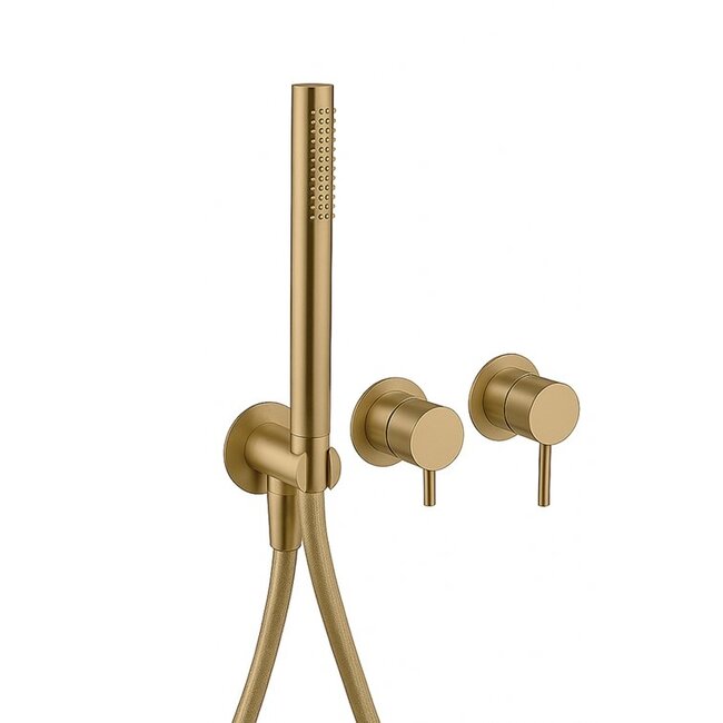 Inbouw Douchekraan – Geborsteld Messing