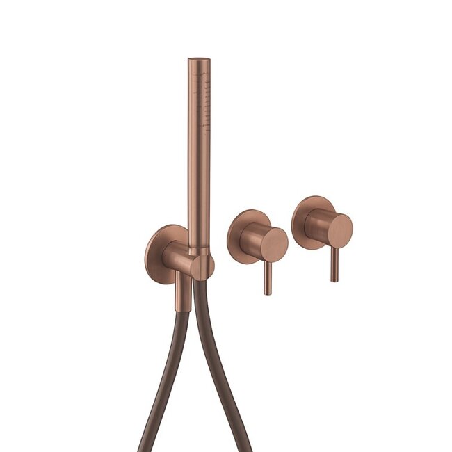 Inbouw Douchekraan – Geborsteld Koper