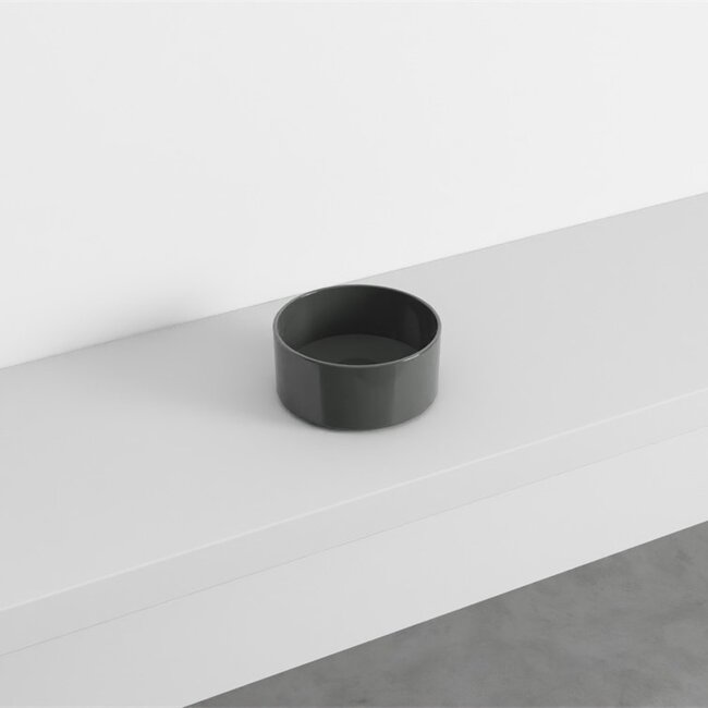 Mini waskom antraciet Ø 25 x 11,5cm -  Compact