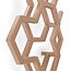 Terma  Hex design radiator 1220mm x 486mm vertical rose koper