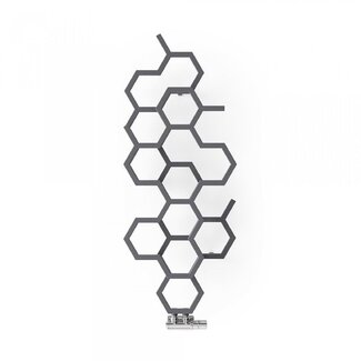 Terma  Radiator Hex 1220mm x 486mm gunmetal antraciet