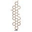 Terma  Hex Design Radiator 1700 x 573 mm - Verticaal - Rosé Koper - Moderne Wandradiator
