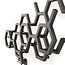 Terma  Hex Designradiator Horizontaal 502 x 1126 mm – Gunmetal Antraciet – Enkel Paneel – Moderne Wandradiator