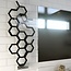 Terma  Hex design radiator 1220mm x 486mm vertical zwart