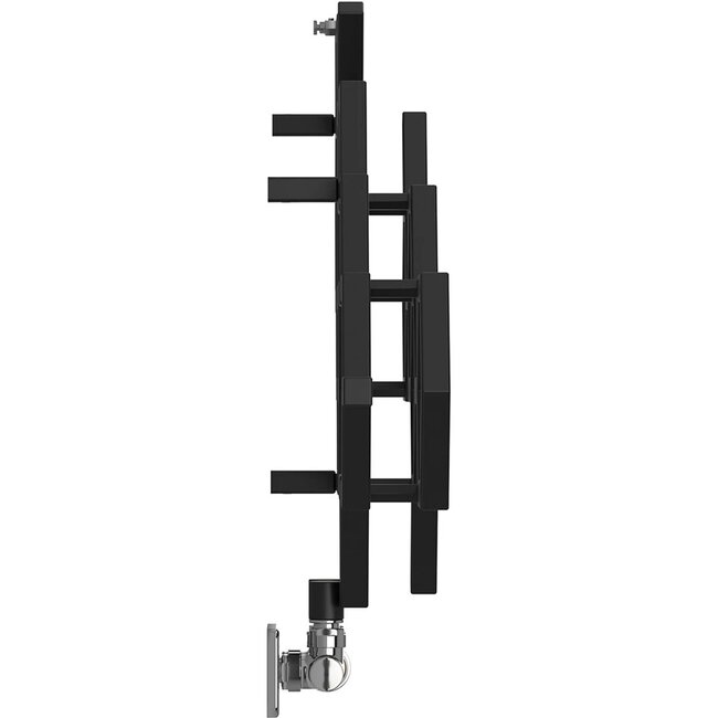 Terma  Hex Designradiator Horizontaal 502 x 1126 mm – Zwart – Enkel Paneel – Moderne Wandradiator