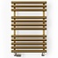 Rolo Handdoekradiator 520x755 mm Messing Goud met Radiatorkraan