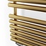 Terma  Rolo Handdoekradiator Rolo 520 x 1085 mm Messing Goud met Radiatorkraan