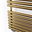 Rolo Handdoekradiator Rolo 520 x 1360 mm  Messing Goud met Radiatorkraan