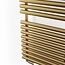 Terma  Rolo Handdoekradiator Rolo 520 x 1800 mm Messing Goud met Radiatorkraan