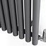 Terma  Rolo Room Handdoekradiator 480x1800 mm – Antraciet | Design Radiator voor Badkamer of Toilet