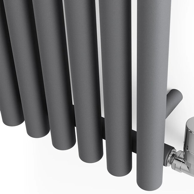 Rolo Room Handdoekradiator 370 x 1800 mm – Antraciet | Design Radiator Badkamer