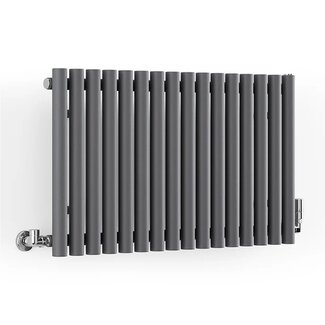 Rolo Room Antraciet horizontaal radiator 50cm hoog