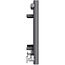 Terma  Rolo Room Antraciet horizontaal radiator 500mm x 865mm met kraan