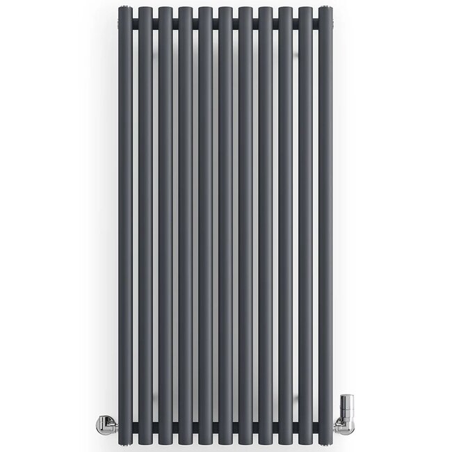 Rolo Room Handdoekradiator  590 x 1200 mm – Antraciet | Design Radiator Badkamer