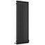 Rolo Room Handdoekradiator 590x1800 mm – Zwart | Design Radiator Badkamer