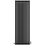 Rolo Room Handdoekradiator 590x1800 mm – Zwart | Design Radiator Badkamer