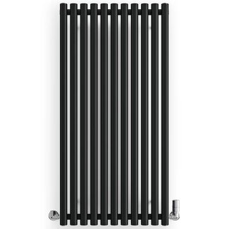 Rolo Room Zwart Handdoekradiator 590 x 1200 mm
