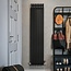 Terma  Rolo Room Handdoekradiator 370 x 1800 mm – Zwart | Design Radiator Badkamer