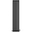 Rolo Room Handdoekradiator 370 x 1800 mm – Zwart | Design Radiator Badkamer