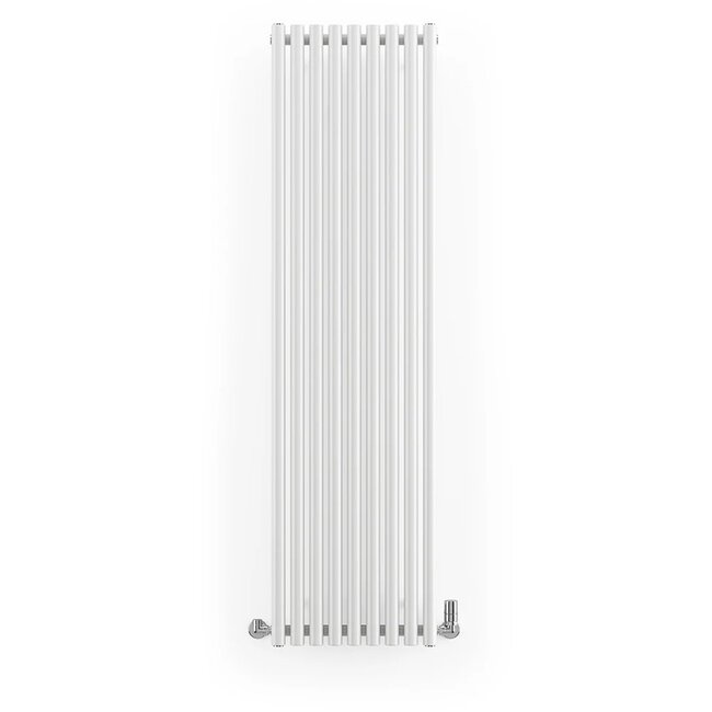 Rolo Room Handdoekradiator 480x1800 mm – Wit | Design Radiator voor Badkamer of Toilet