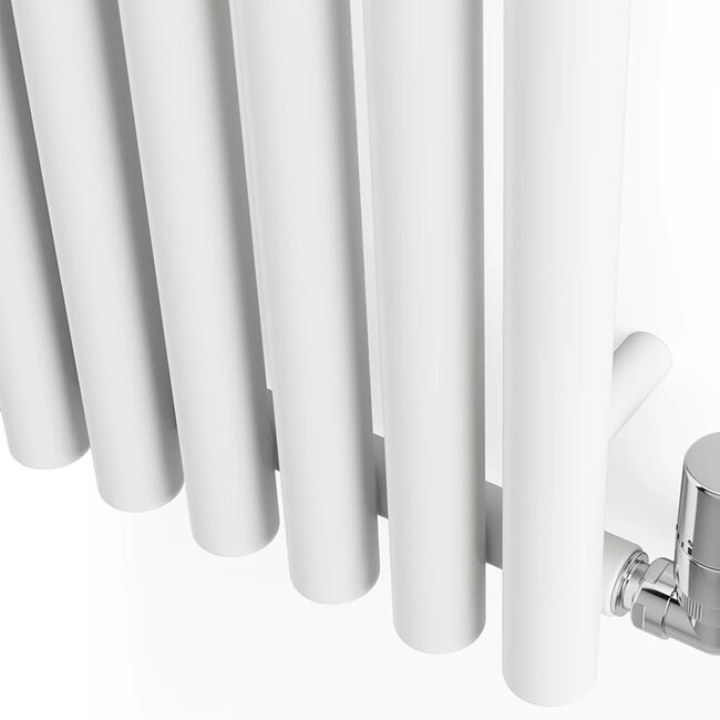 Terma  Rolo Room Handdoekradiator  590 x 1200 mm – Wit | Design Radiator Badkamer