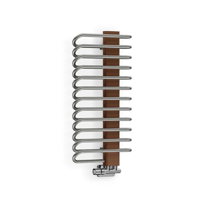Terma  Compacte Designradiator 780x400mm – Michelle Nikkel/Koper met kraan