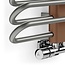 Designradiator Michelle – 1200x500 cm, Luxe Nikkel & Koper, Inclusief Kraan