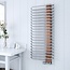 Designradiator Michelle – 1200x500 cm, Luxe Nikkel & Koper, Inclusief Kraan