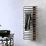 Designradiator Michelle – 1200x500 cm, Luxe Nikkel & Koper, Inclusief Kraan