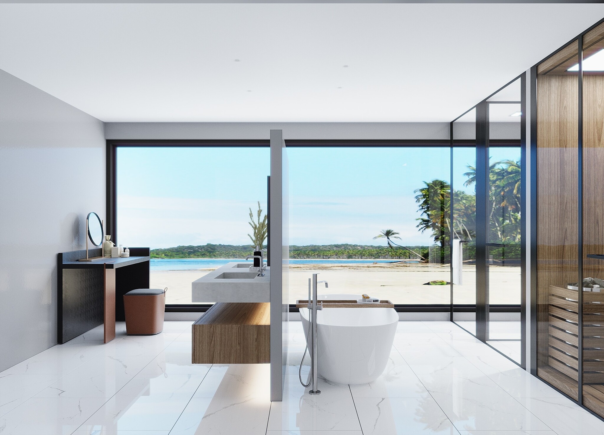 Badkamer groter laten lijken met de juiste tegels