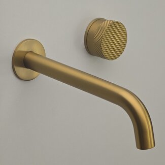 Como Como Mood 60 wastafelkraan champagne goud inbouw