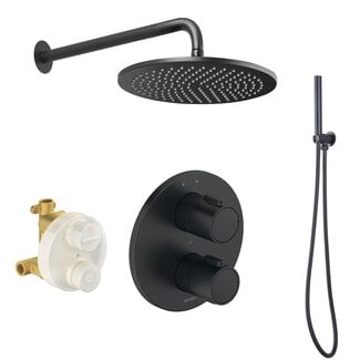 Duravit complete regendouche zwart