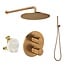 Duravit Regendoucheset Bronze – Complete Inbouw Doucheset met Thermostaatkraan en 30 cm Regendouche (Full Pakket)