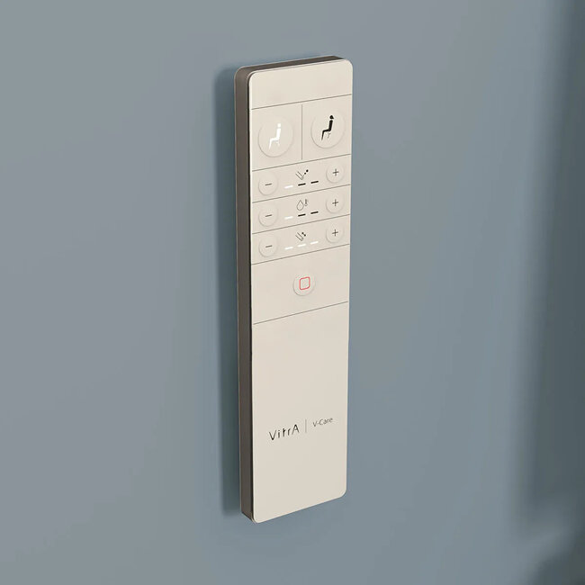 Vitra V-Care Gen 3 Base Complete Douche WC Set met Föhn, Geberit UP320 2025 en Sigma40 Bedieningsplaat Wit