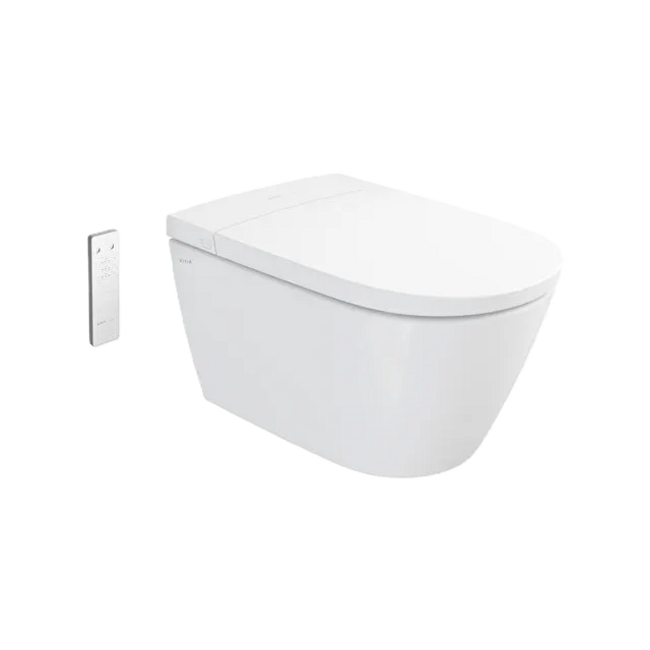Vitra V-Care Gen 3 Core Douche WC Compleet Set met Föhn, Geberit UP320 2025 & Sigma40 Wit