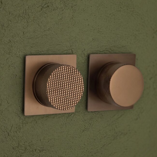 Como Mood60 Inbouw Thermostatische Doucheset Rose Gold met Regendouche 30 cm – Inclusief Inbouwdeel