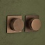 Como Mood60 Inbouw Thermostatische Doucheset Rose Gold met Regendouche 30 cm – Inclusief Inbouwdeel