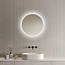 Loxa Lena Ronde Badkamerspiegel 50 cm met LED Verlichting, Spiegelverwarming, Touchbediening en Dimbare Verlichting