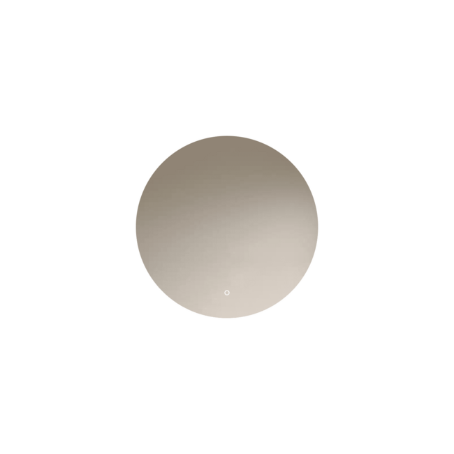 Loxa Lena Ronde Badkamerspiegel 80 cm met LED Verlichting, Spiegelverwarming, Touchbediening en Dimbare Verlichting