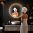 Loxa Zwarte Badkamerspiegel Ilona 80x80 cm – LED Spiegel