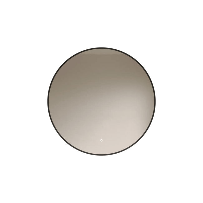 Loxa Zwarte Badkamerspiegel Ilona 80x80 cm – LED Spiegel