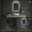 Loxa Badkamerspiegel Casablanca 45x100 cm – Verticale LED Spiegel