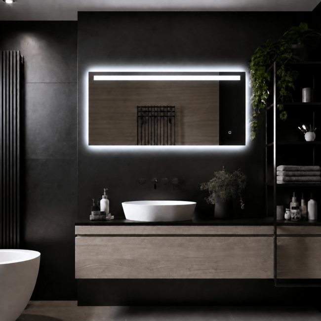 Loxa Ambi LED Badkamerspiegel 120x60 cm – Slim & Modern