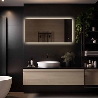 Loxa Badkamerspiegel 120x60cm LED & Spiegelverwarming