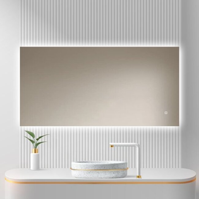 Loxa Badkamerspiegel 120x60cm LED & Spiegelverwarming