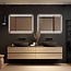 Loxa Badkamerspiegel 80x60 cm met LED Verlichting, Spiegelverwarming en Touchbediening | Felix