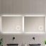 Loxa Badkamerspiegel 80x60 cm met LED Verlichting, Spiegelverwarming en Touchbediening | Lorina