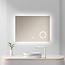 Loxa Badkamerspiegel 80x60 cm met LED Verlichting, Spiegelverwarming en Touchbediening | Lorina