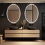 Loxa Badkamerspiegel 100x70 cm met Afgeronde Hoeken, LED Verlichting, Spiegelverwarming en Touchbediening | Rondo